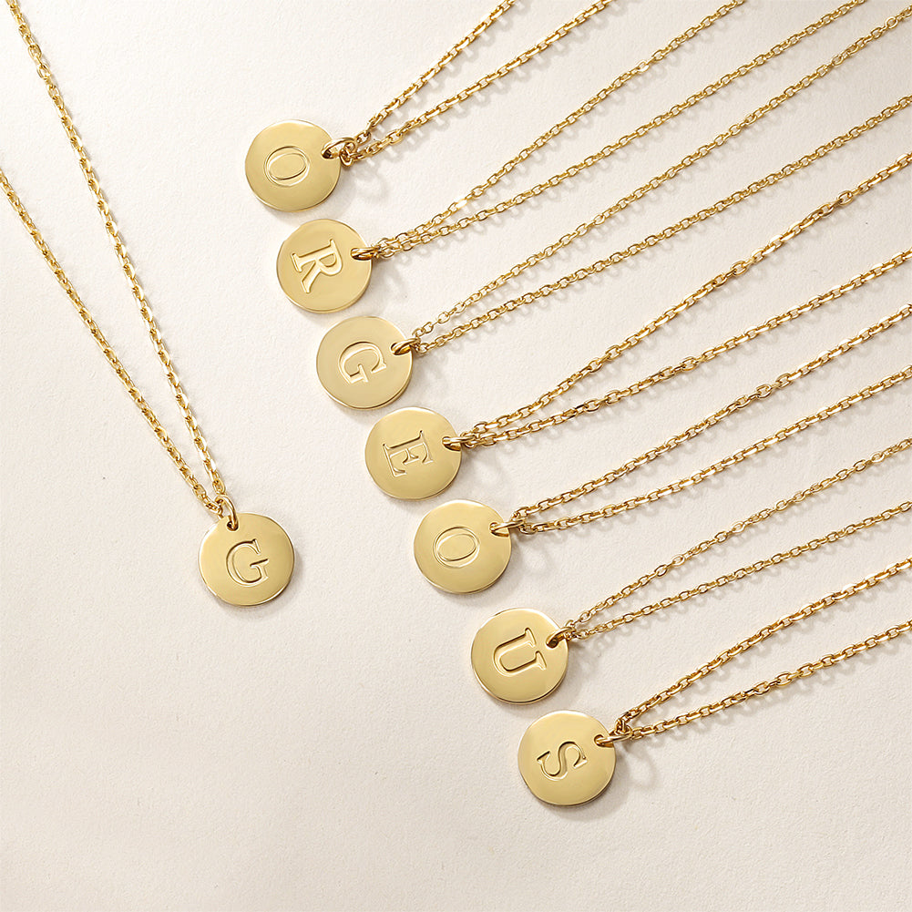 Gold Initial Charmy Necklace