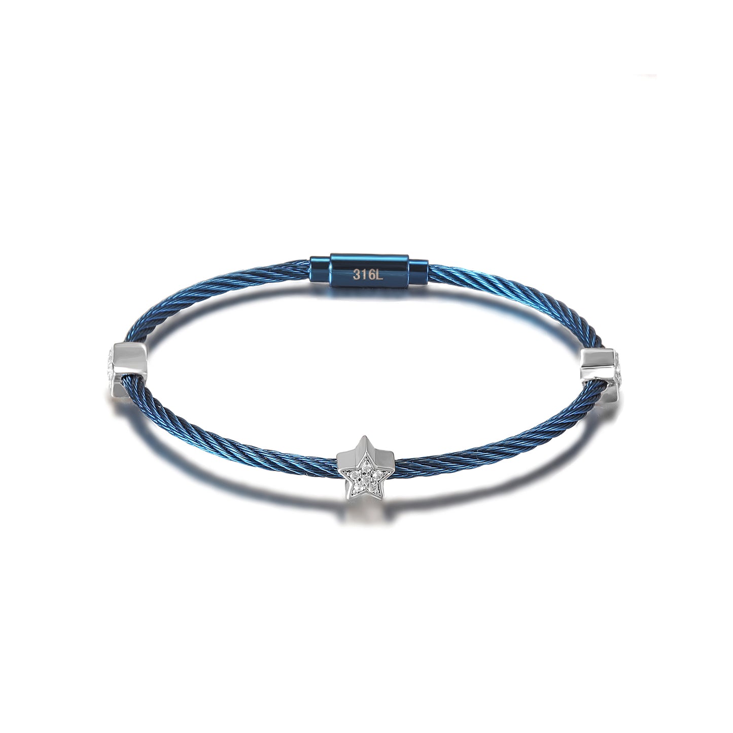 PAVÉ Star Stacking Cable Bracelet