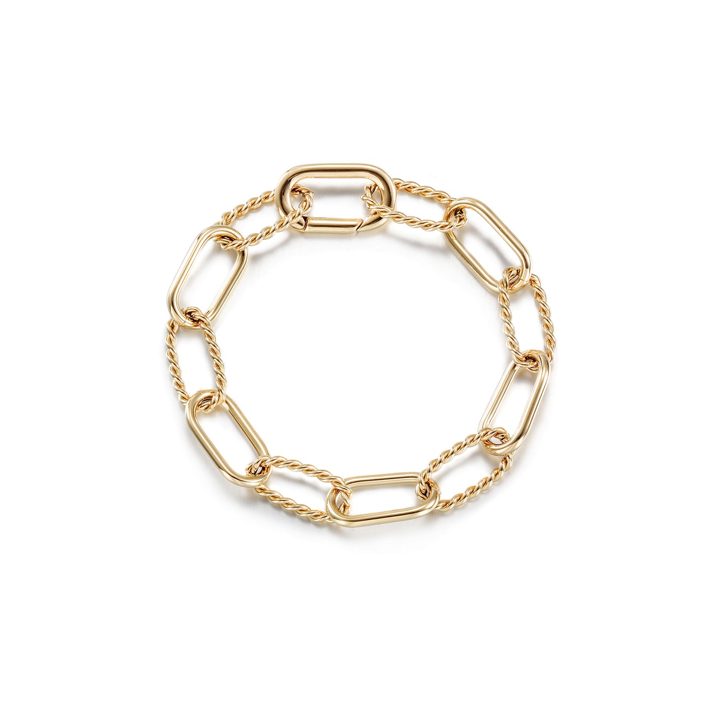 THREADER INTERLOCKING BRACELET