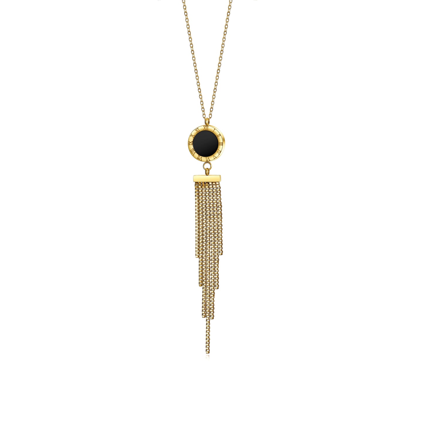 Long Tassel Pendant Necklace