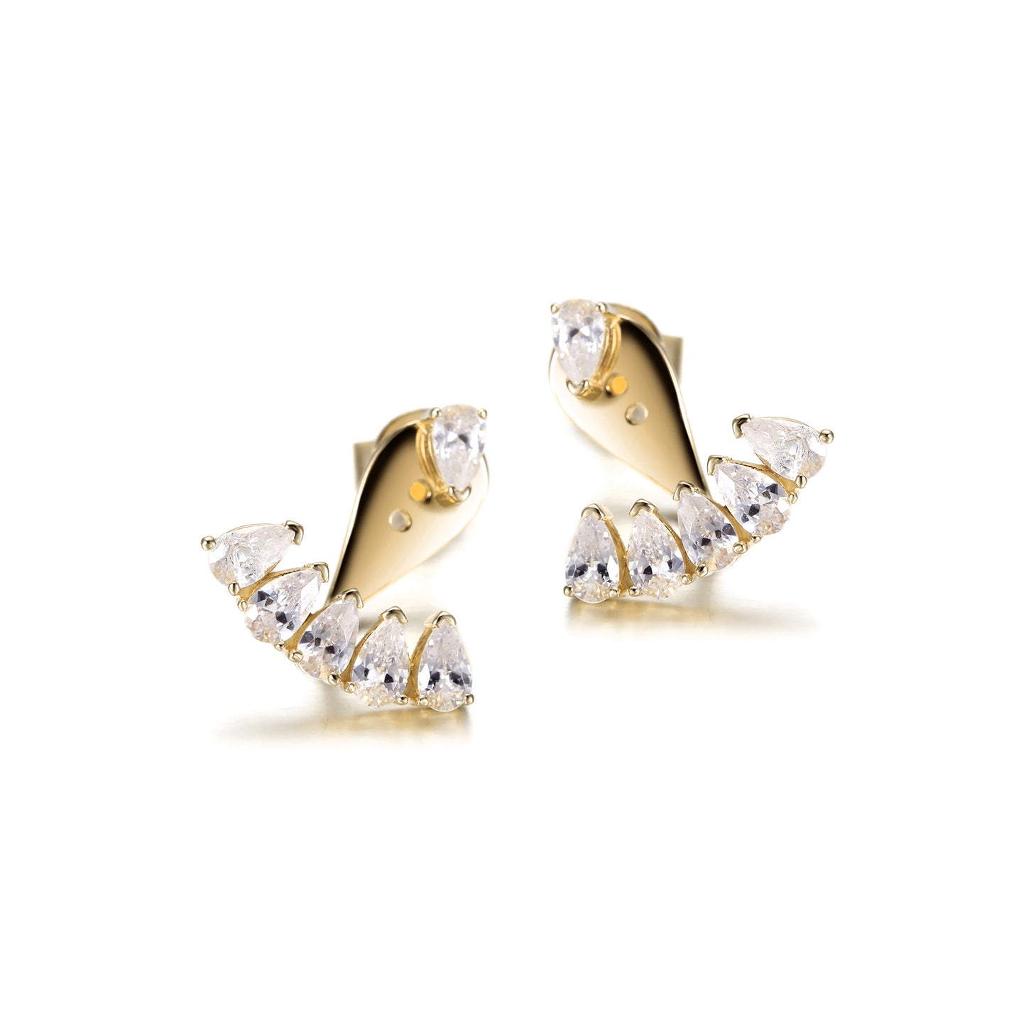 PAVÉ EAR JACKET EARRINGS