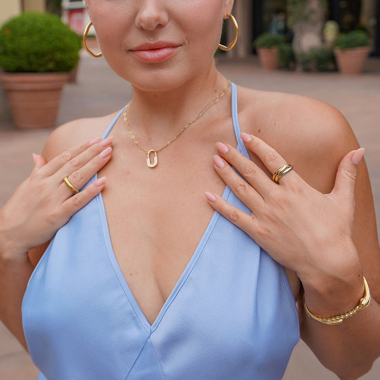 U-Lock Pendant Necklace