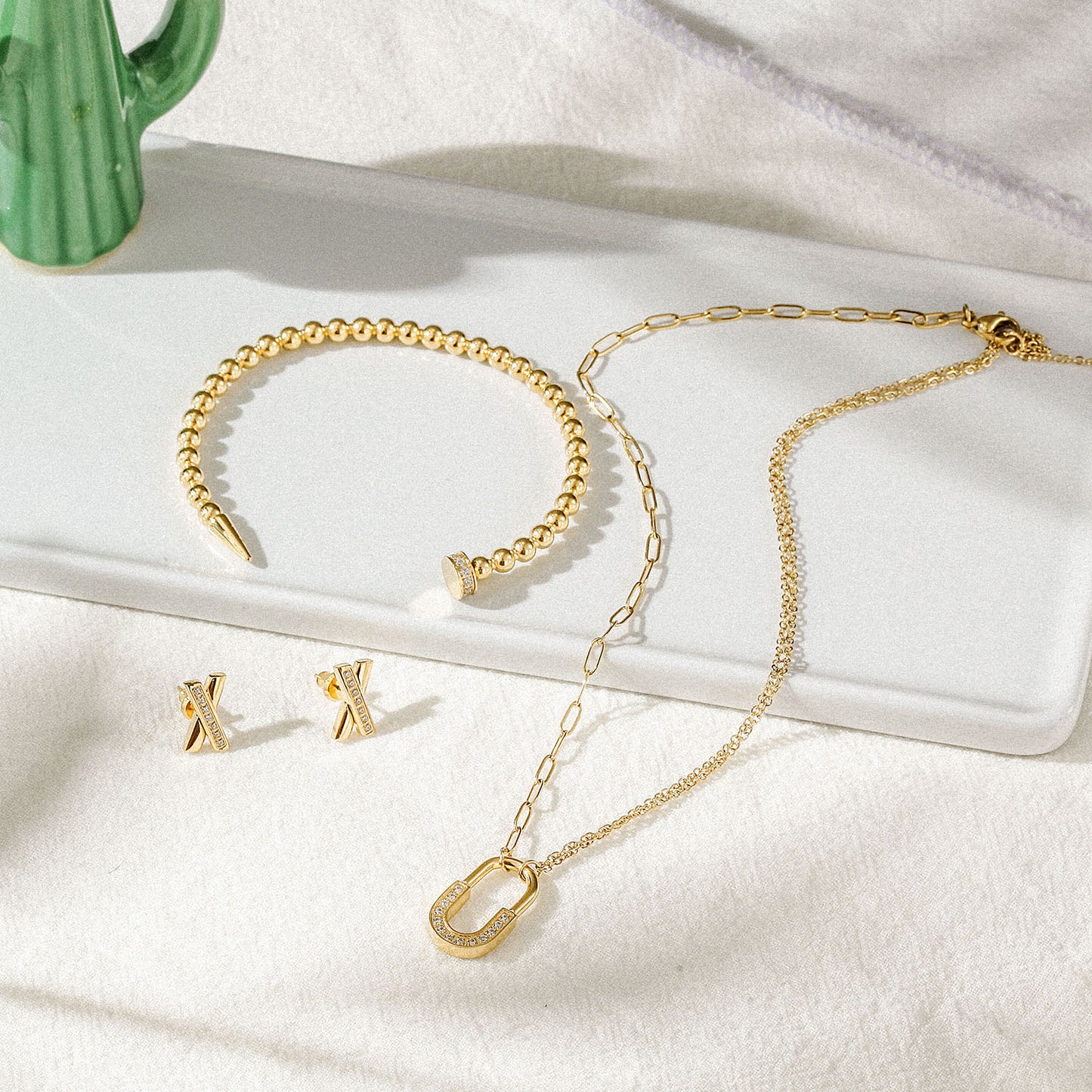 U-Lock Pendant Necklace