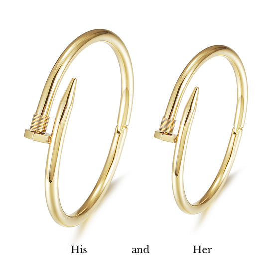 Sharp pointed smooth surface bracelet-NSB1423ST
