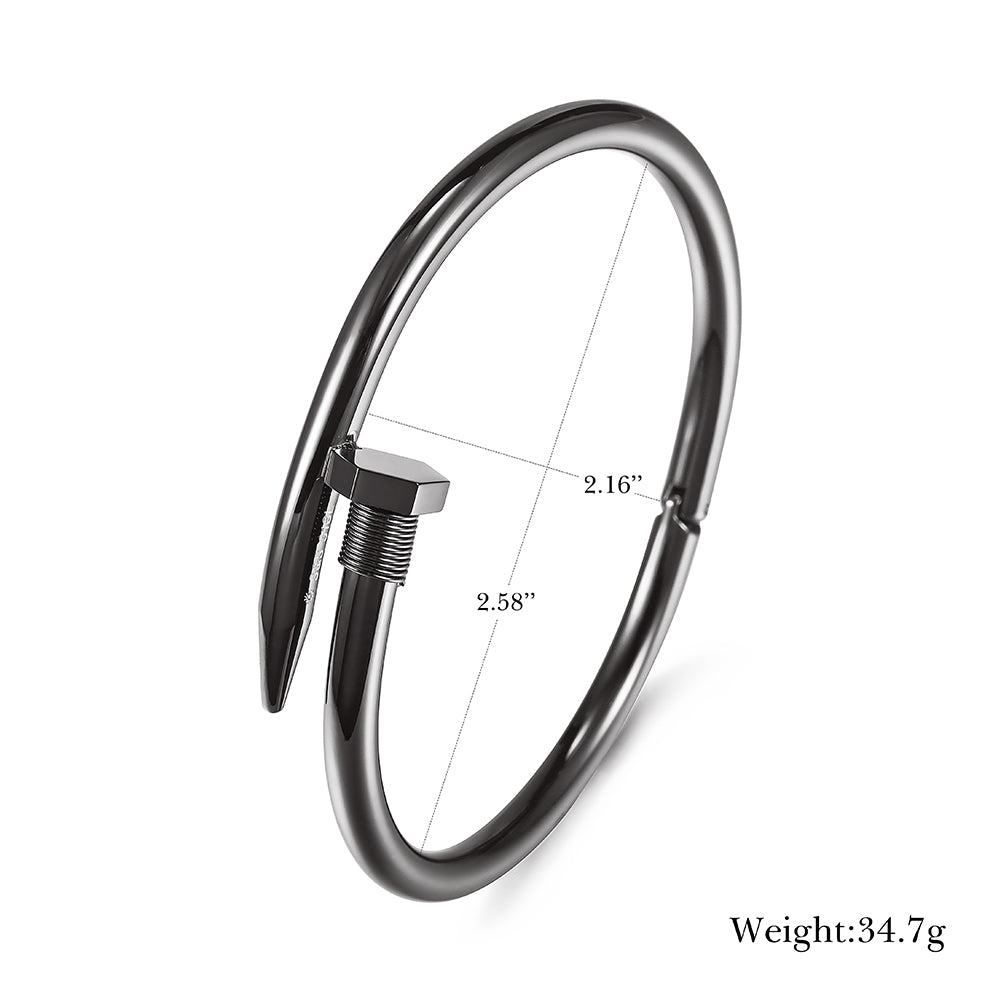 Sharp pointed smooth surface bracelet-NSB1423ST