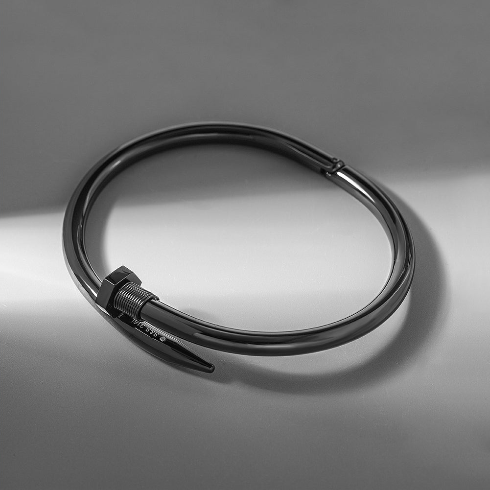 Sharp pointed smooth surface bracelet-NSB1423ST