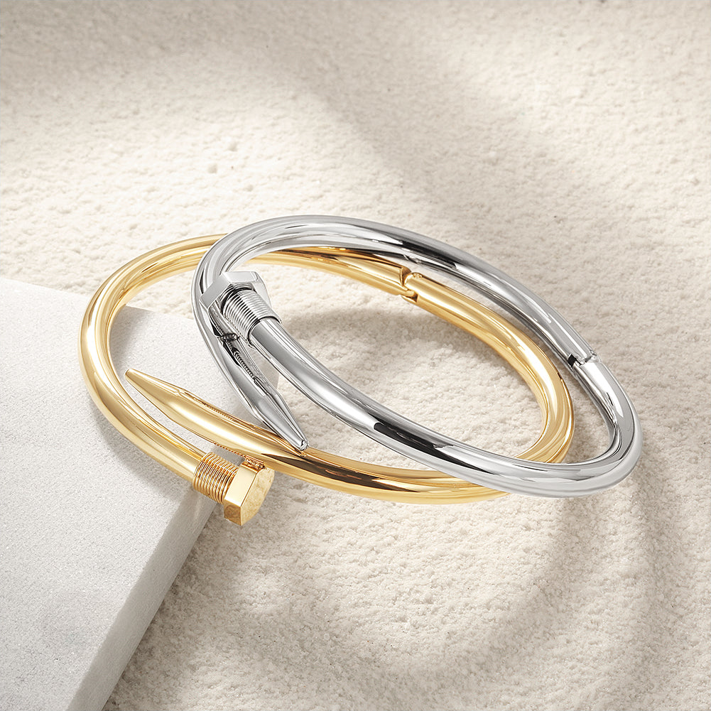 Sharp pointed smooth surface bracelet-NSB1423ST