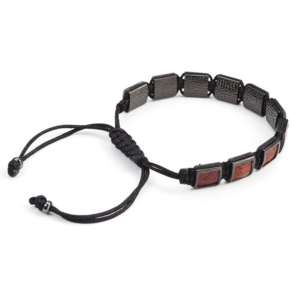 Square red bracelet-NSB1540ST