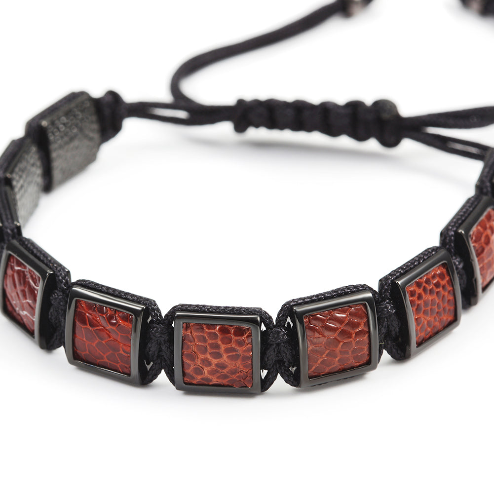 Square red bracelet-NSB1540ST