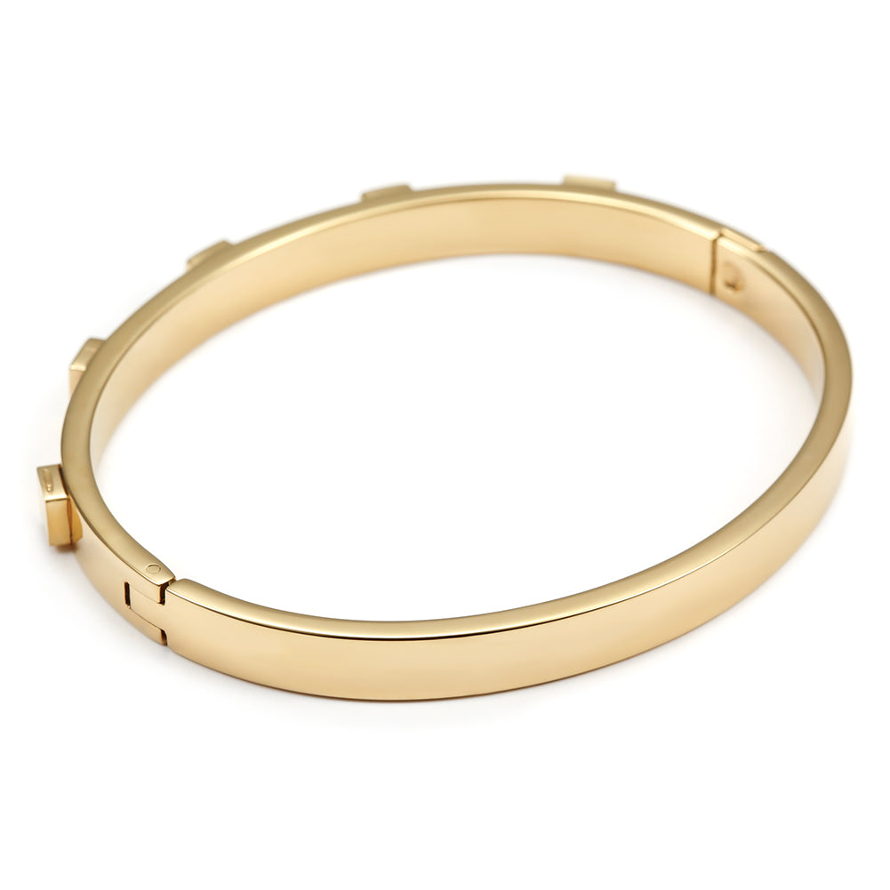 Circular block inlaid bracelet-NSB1446ST