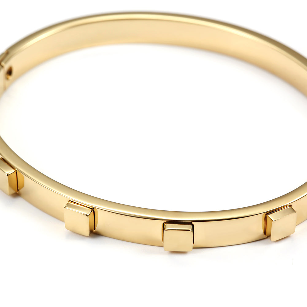 Circular block inlaid bracelet-NSB1446ST