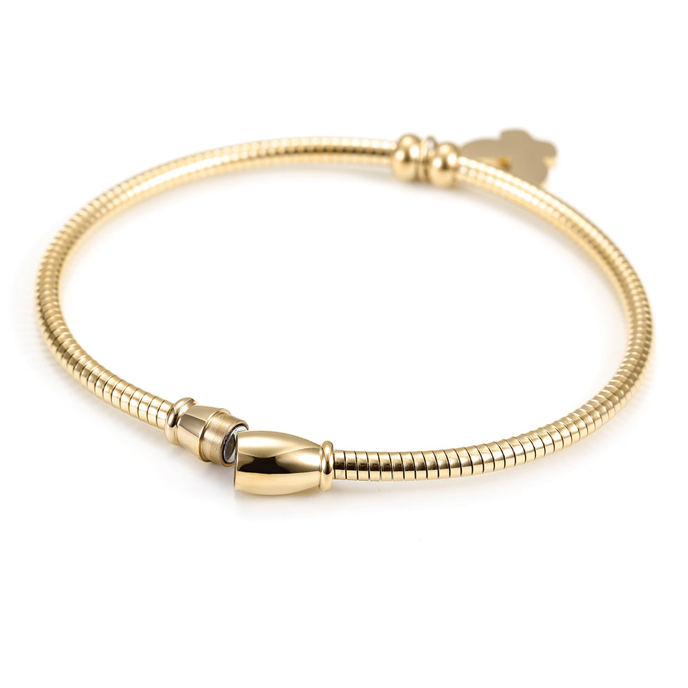 Cable Rabbit Head Bracelet-NSB1523ST