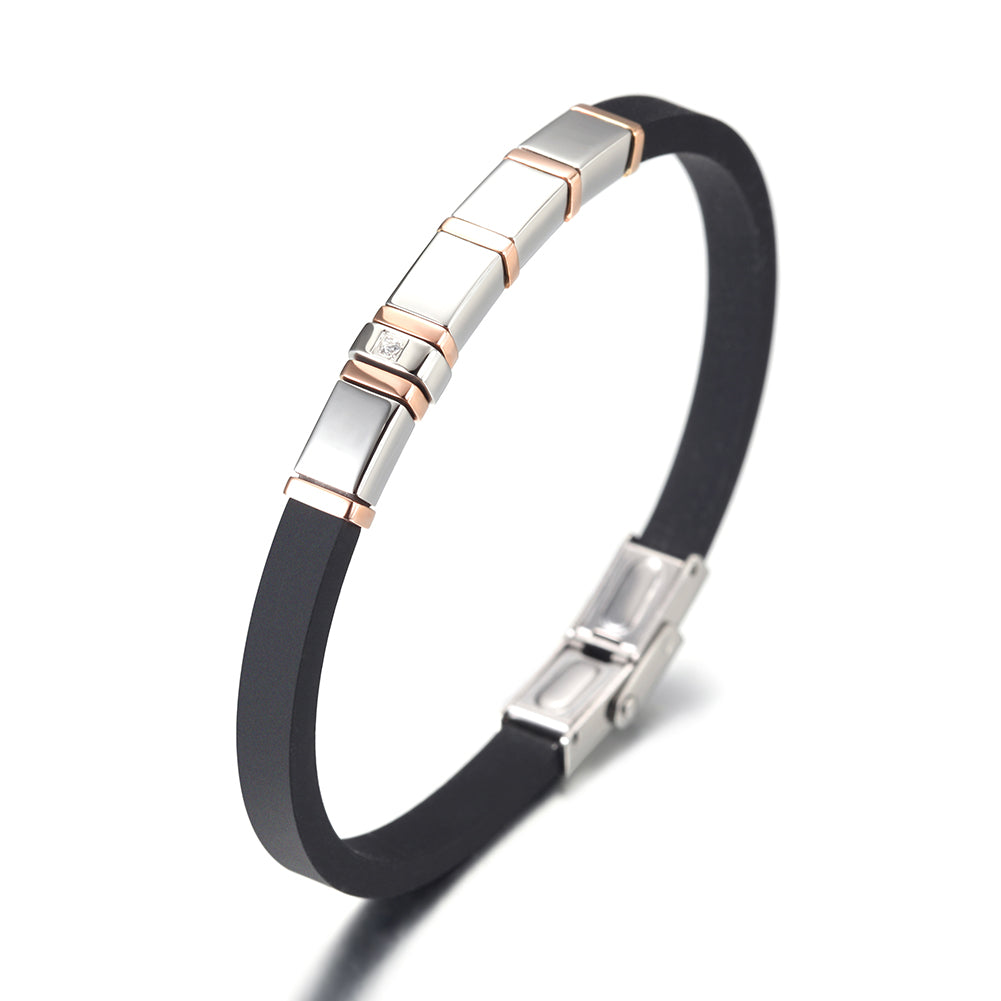 Stainless steel intermediate color bracelet-NSB1575ST
