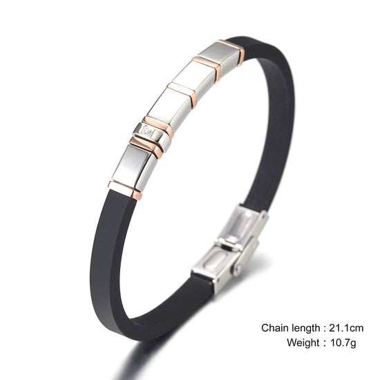 Stainless steel intermediate color bracelet-NSB1575ST