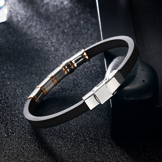 Stainless steel intermediate color bracelet-NSB1575ST