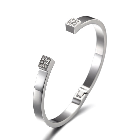 C-shaped Creative Smooth Bracelet-NSB1582ST