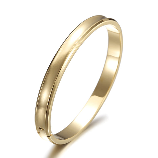 Simple glossy bracelet-NSB1584STM