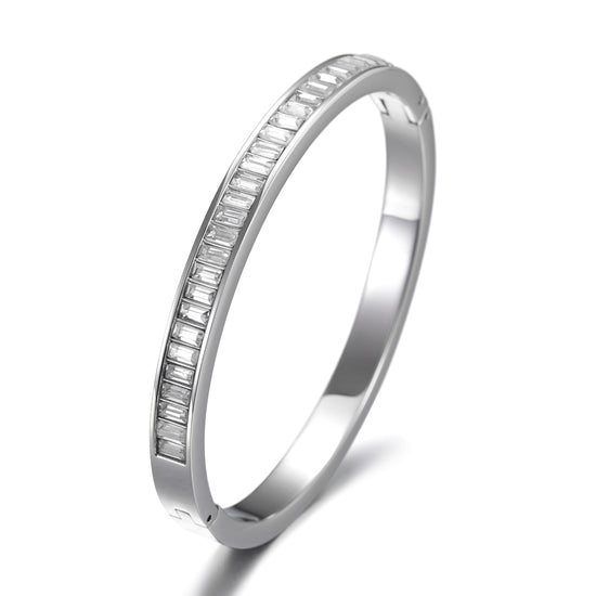 Silver Creative Zircon Bracelet-NSB1585ST