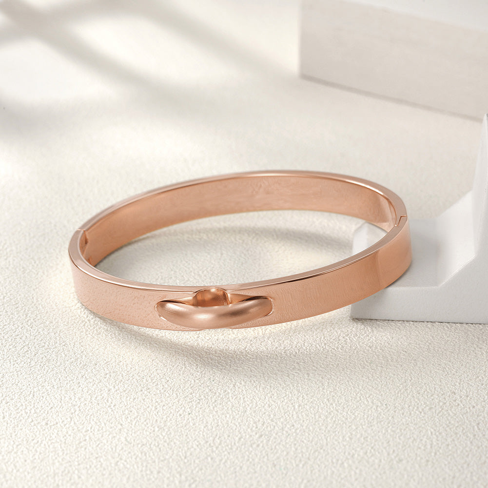 Stainless Steel Creative Smooth Bracelet-NSB1589ST