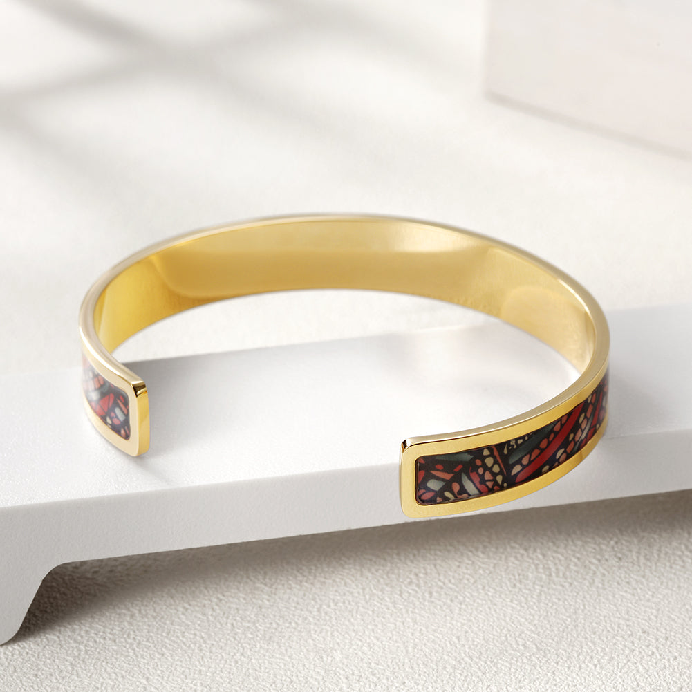 C-shaped Creative Pattern Bracelet-NSB1591ST
