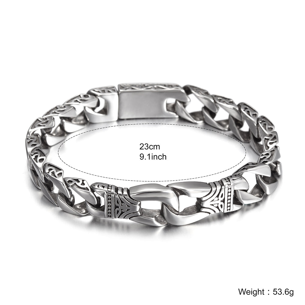 Silver hollow bracelet-NSB1595ST
