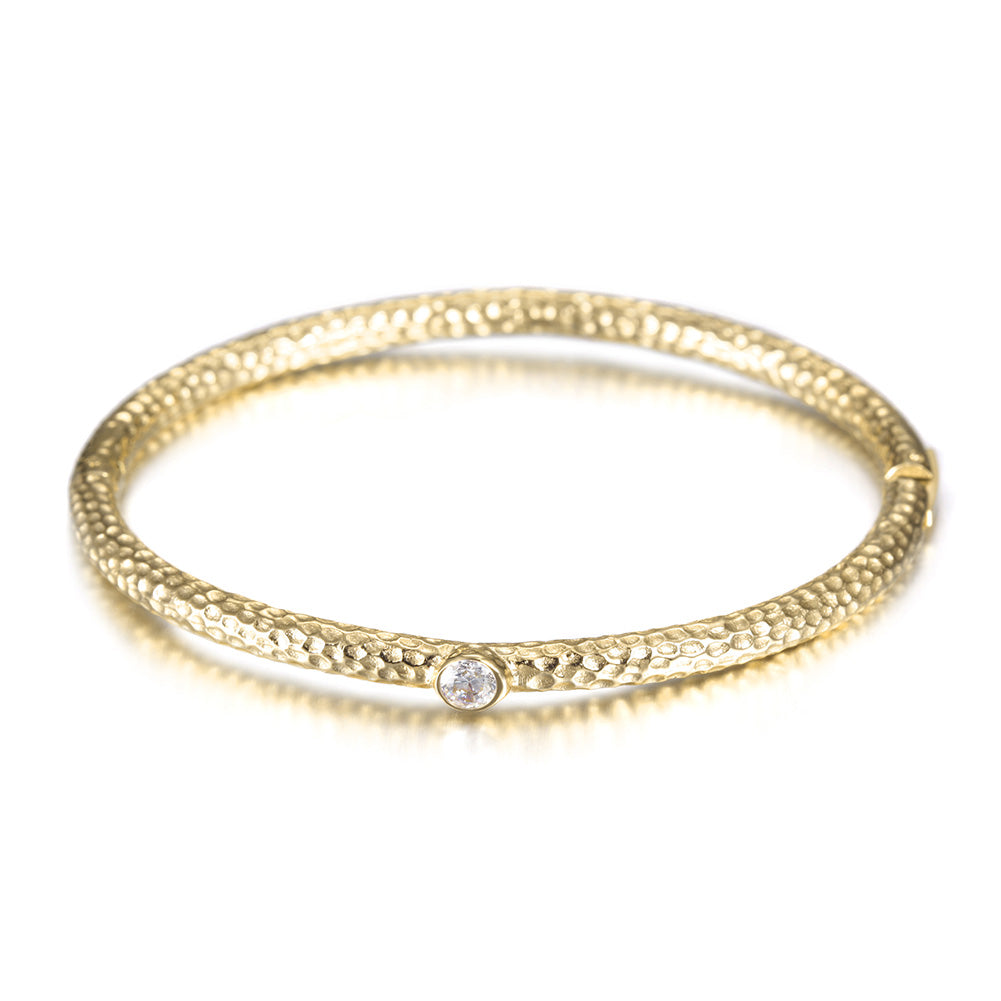 Circular pounding bracelet-NSB1606ST