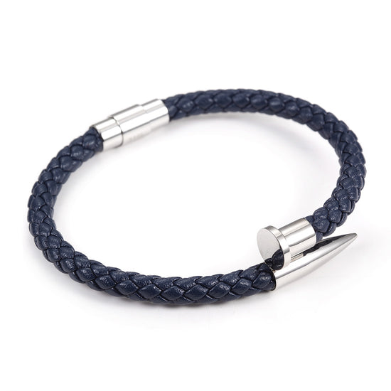 Load image into Gallery viewer, Black rope pointed bracelet-NSB1619ST
