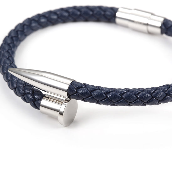 Load image into Gallery viewer, Black rope pointed bracelet-NSB1619ST
