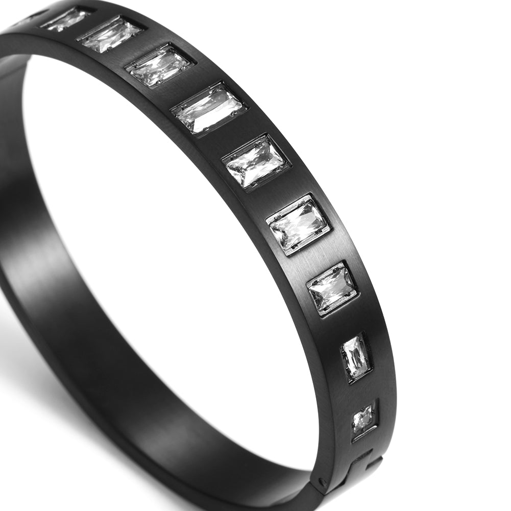 Round square zircon bracelet-NSB1623STD
