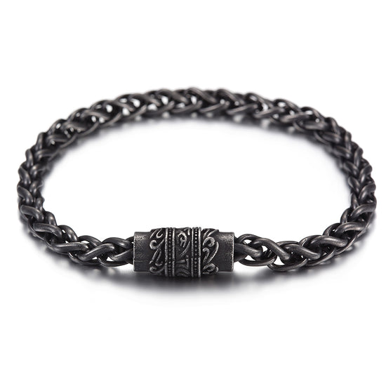 Black chain bracelet-NSB1627ST