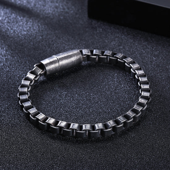 Black chain hollow bracelet-NSB1630ST