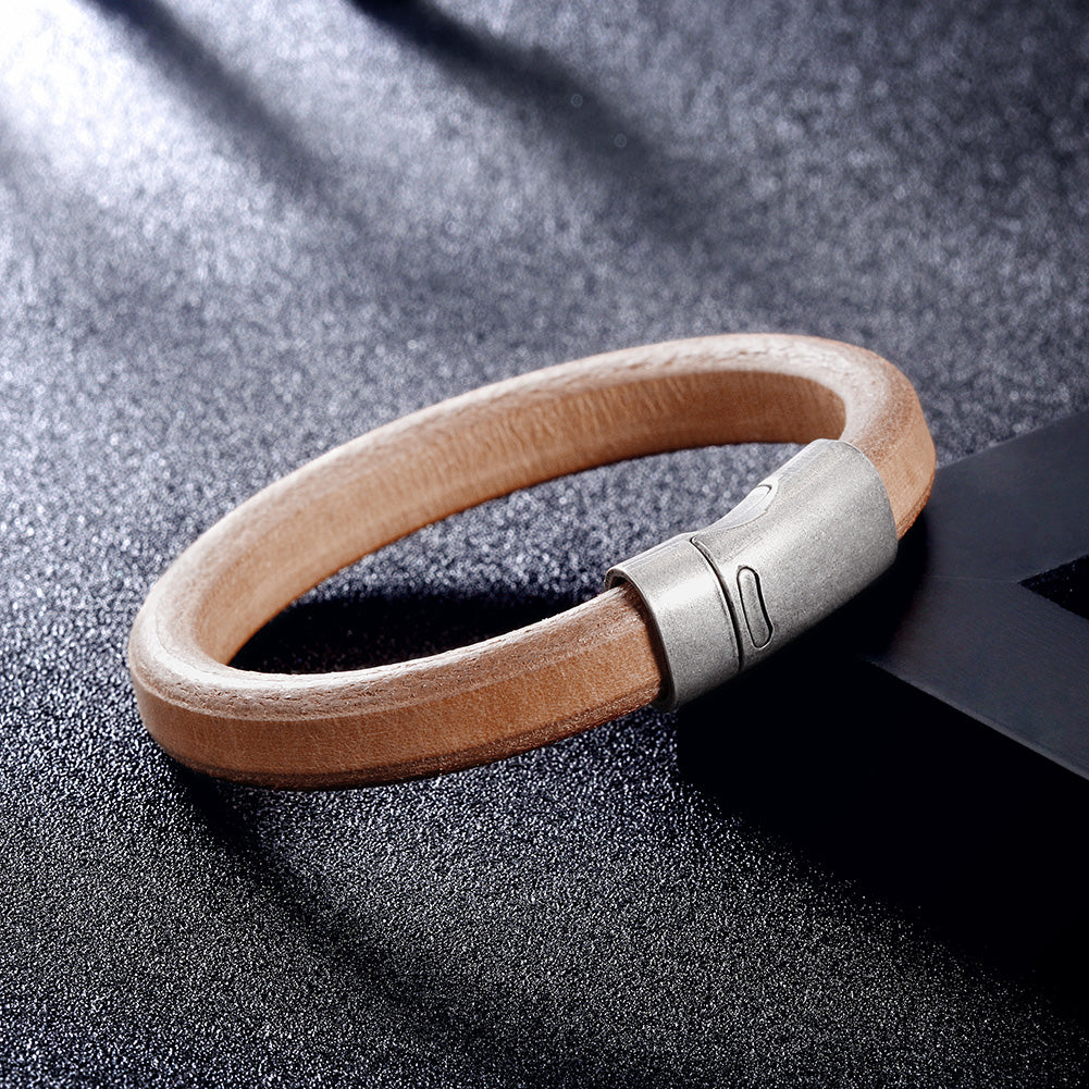 Brown rough bracelet-NSB1641STBR