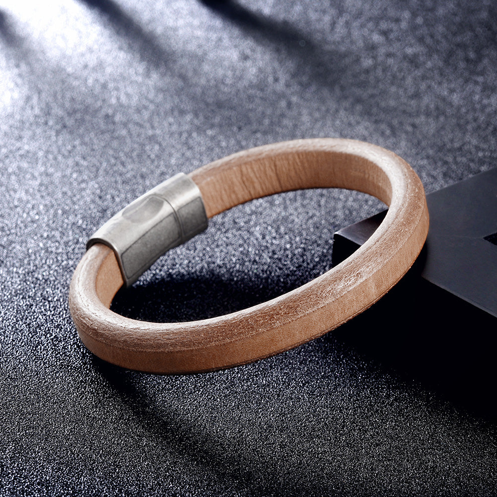 Brown rough bracelet-NSB1641STBR