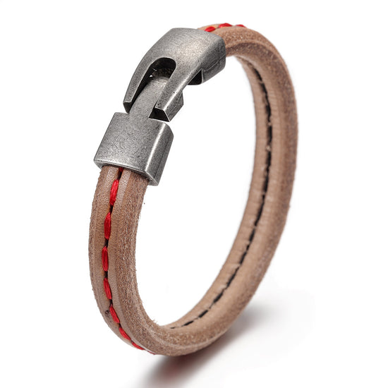 Brown Intercolor Bracelet-NSB1642STBR