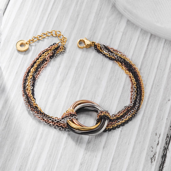 Load image into Gallery viewer, Multi colored chain bracelet-NSB1652ST
