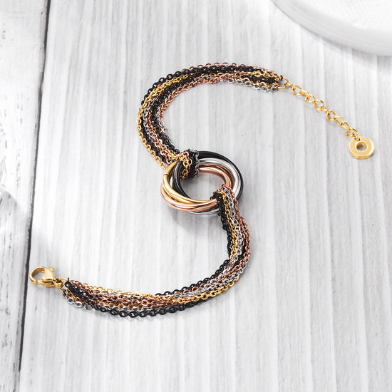 Load image into Gallery viewer, Multi colored chain bracelet-NSB1652ST
