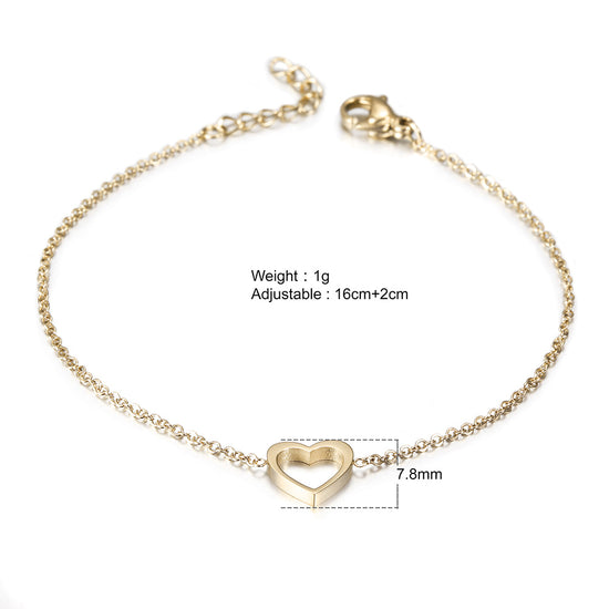 Chain Love Bracelet-NSB1674ST