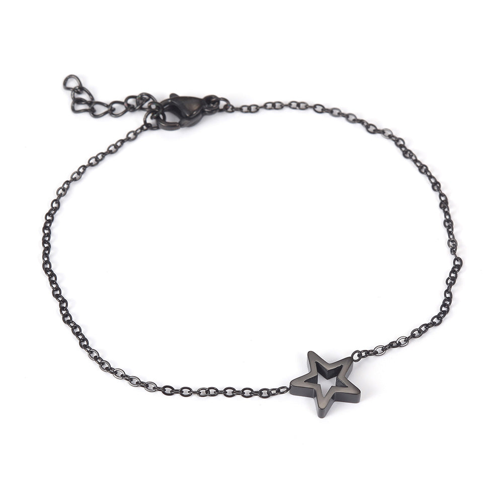 Chain pentagram bracelet-NSB1675ST