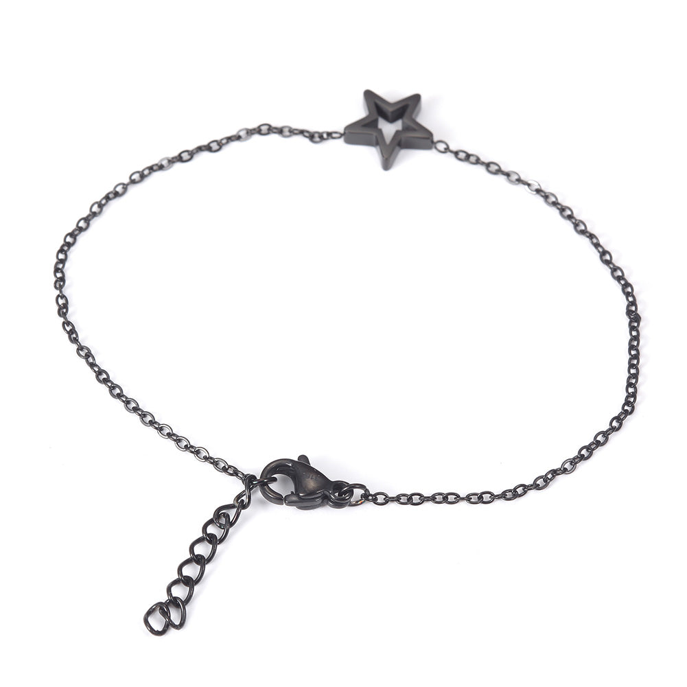 Chain pentagram bracelet-NSB1675ST