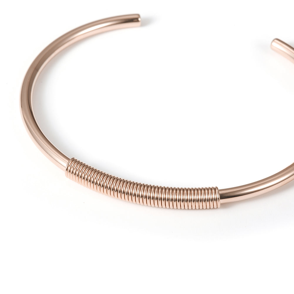 C-shaped smooth surface bracelet-NSB1678ST
