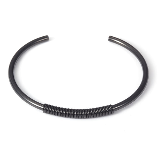 C-shaped smooth surface bracelet-NSB1678ST