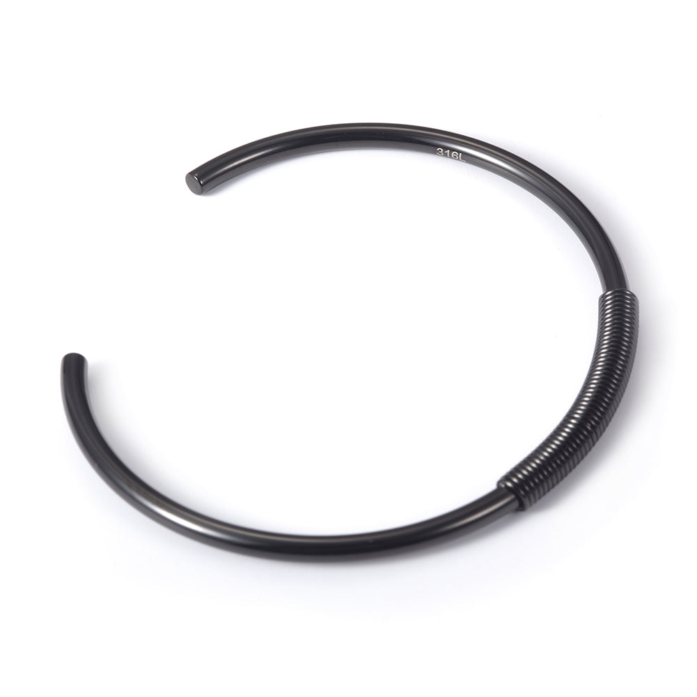 C-shaped smooth surface bracelet-NSB1678ST