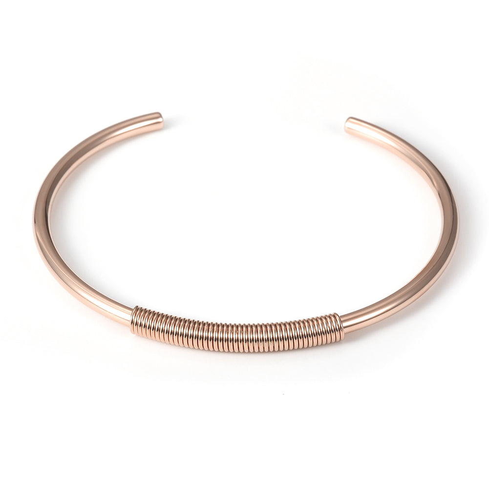 C-shaped smooth surface bracelet-NSB1678ST