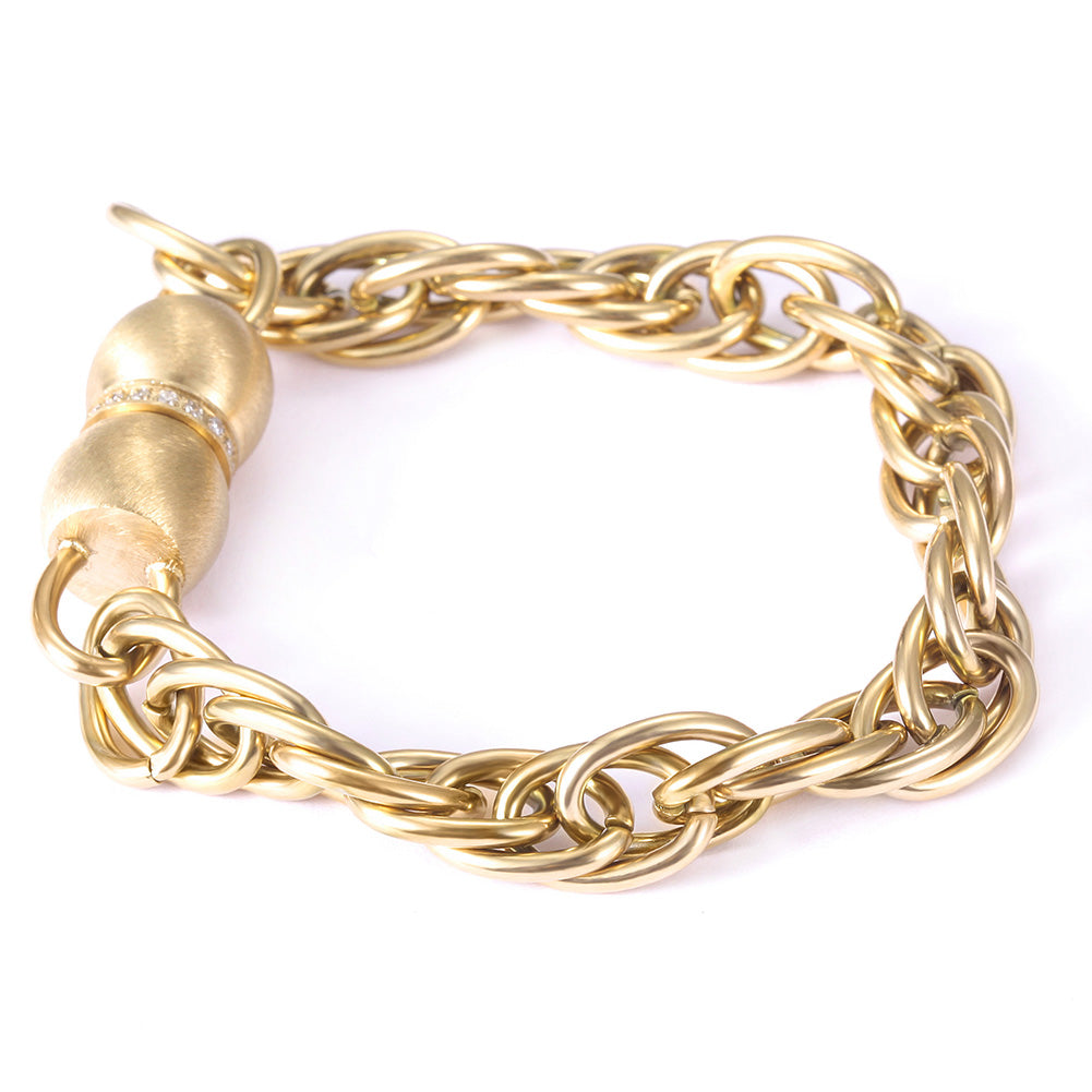 Stainless steel interlocking bracelet-NSB1680ST