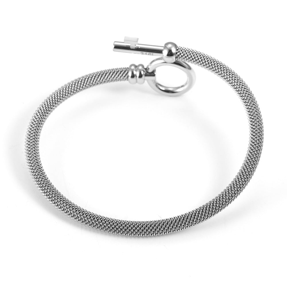 Exaggerated cable bracelet-NSB1688ST