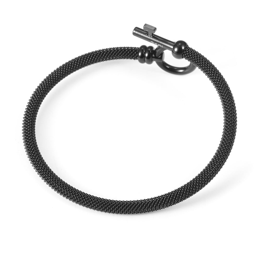 Exaggerated cable bracelet-NSB1688ST