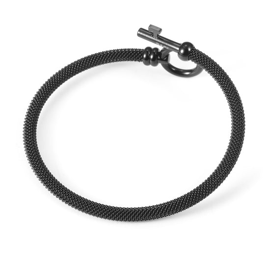 Exaggerated cable bracelet-NSB1688ST