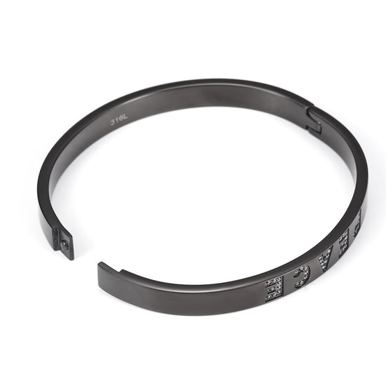 Zircon letter bracelet-NSB1696STSC
