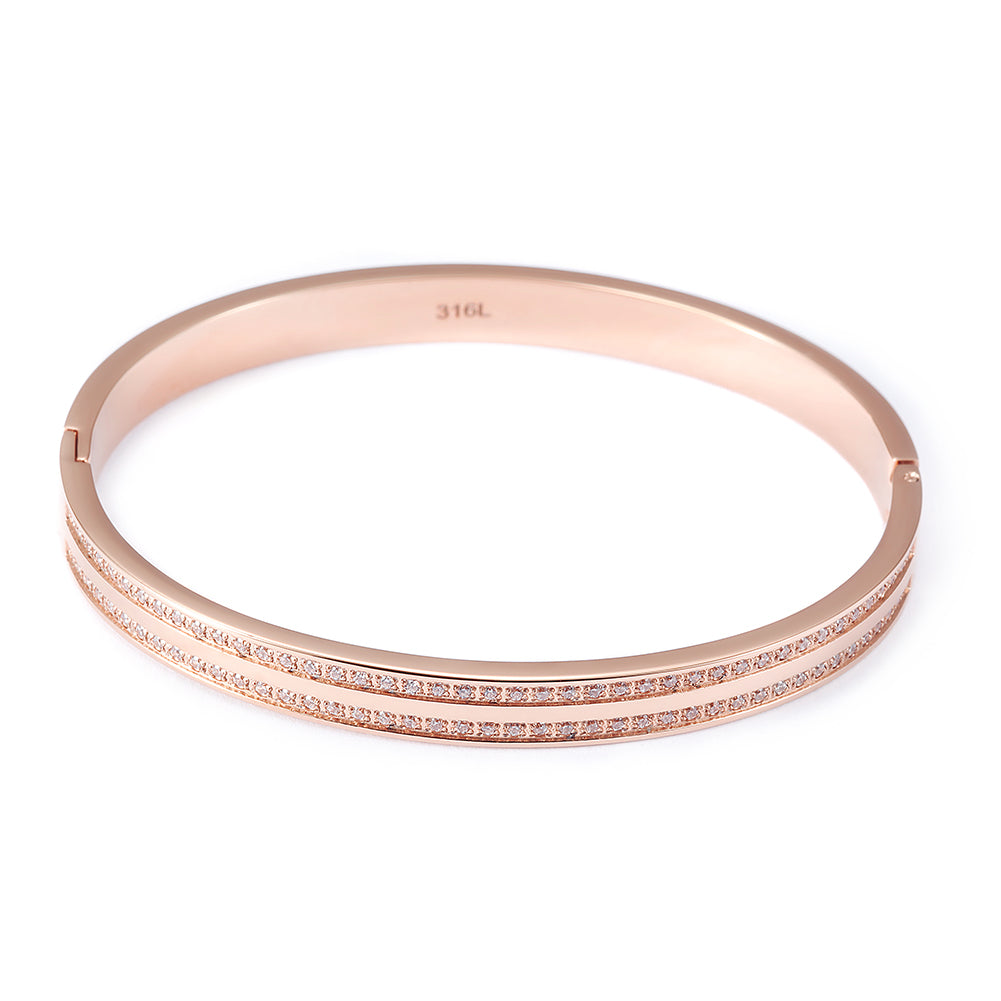 Round zircon bracelet-NSB1712ST