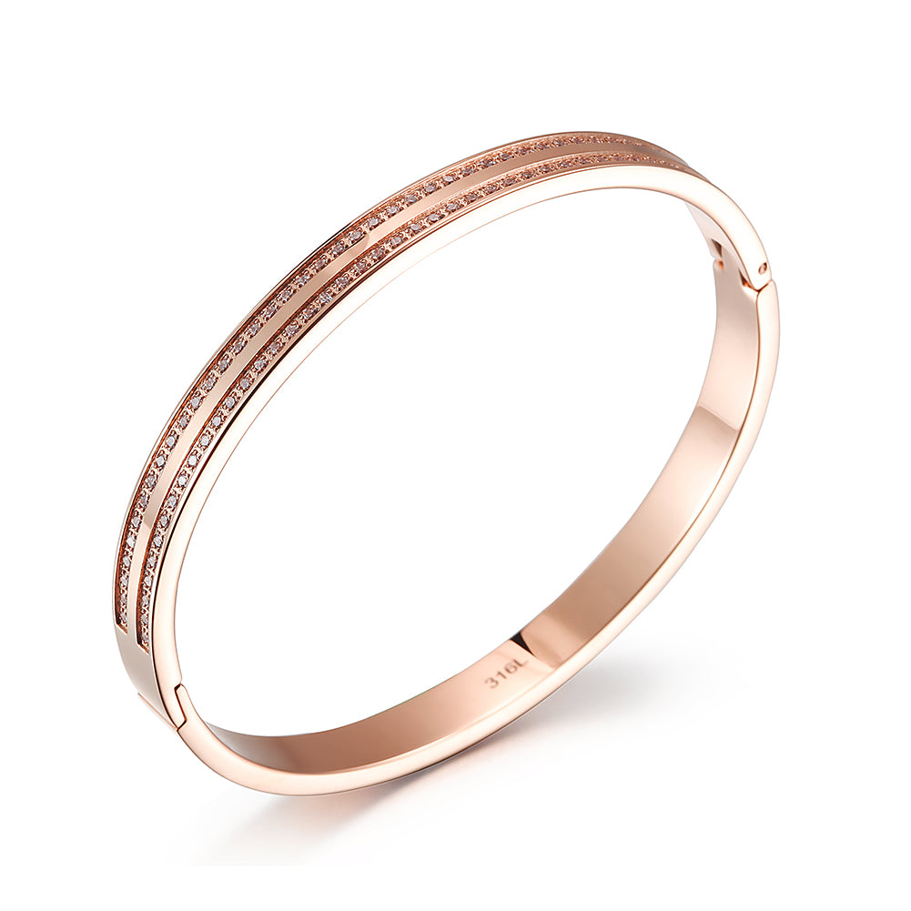 Round zircon bracelet-NSB1712ST